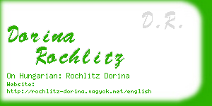 dorina rochlitz business card